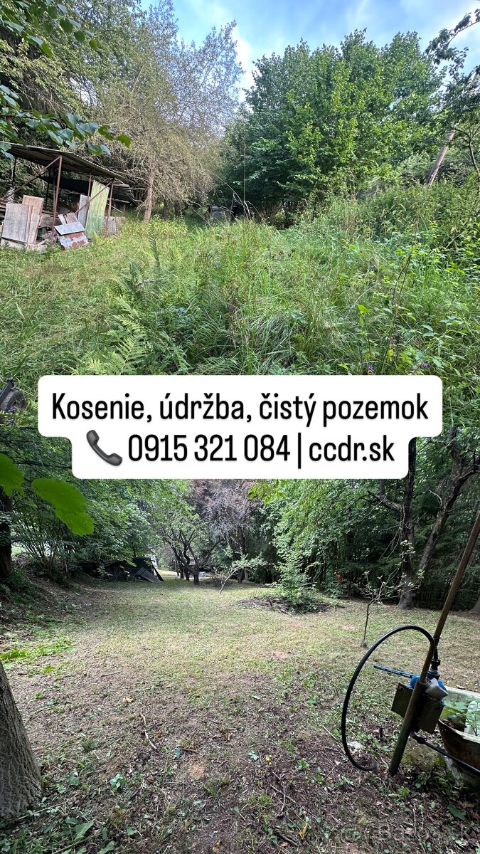 KOSENIE – MULČOVANIE – ČISTENIE POZEMKOV - 6