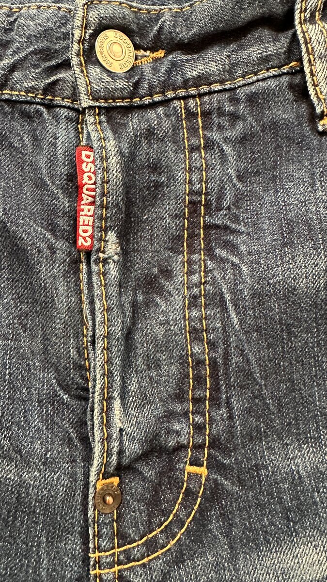 Pánske štýlové džínsy DSQARED2 - veľkosť48 - 33/31 - 6