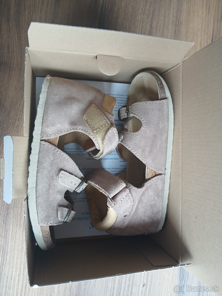 Ortopedické / Rehabilitačné sandálky Protetika béžové 30 - 6