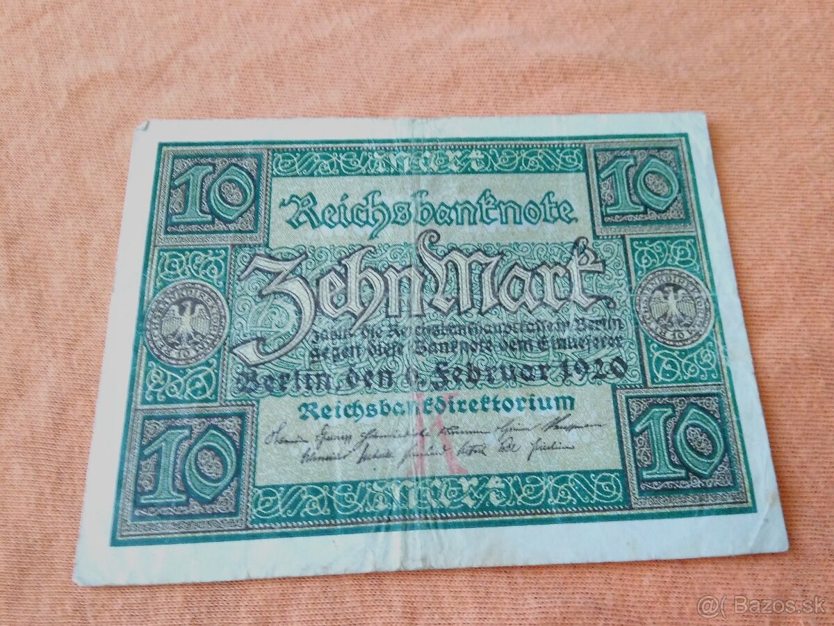 Bankovky - Nemecko C - 6