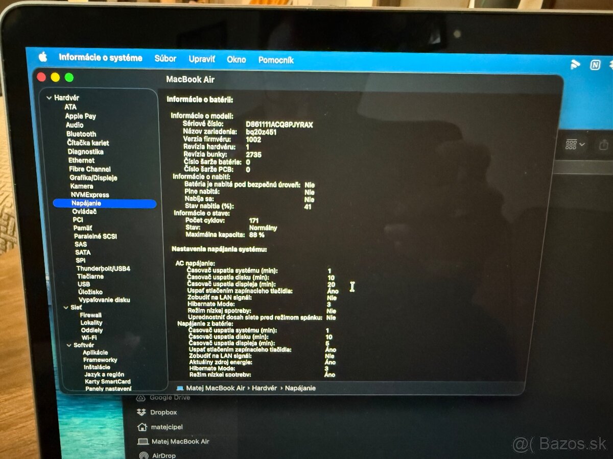 MacBook Air 13” M1 8GGB/ 256GB Space Grey – TOP STAV - 6