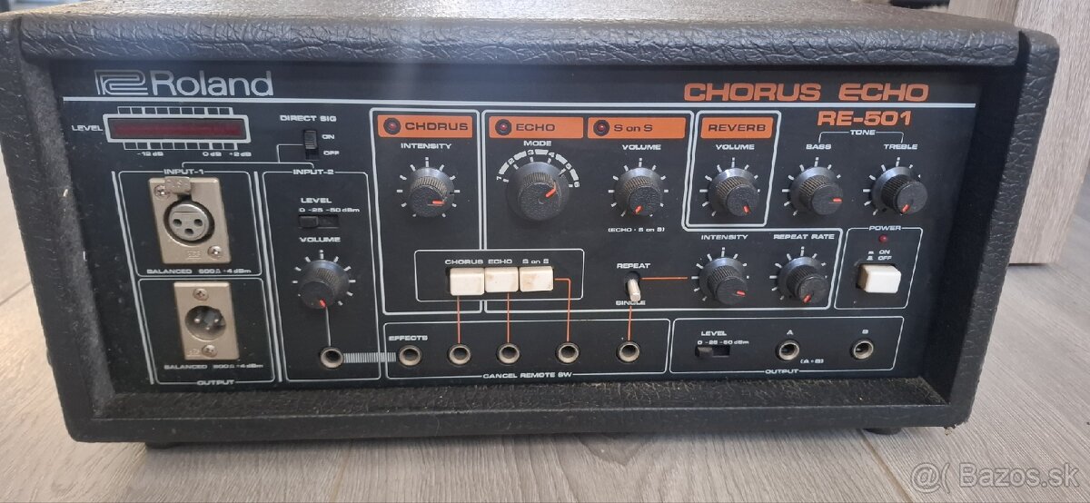 Predám páskový echo chorus Roland RE-501 Space Echo. - 6