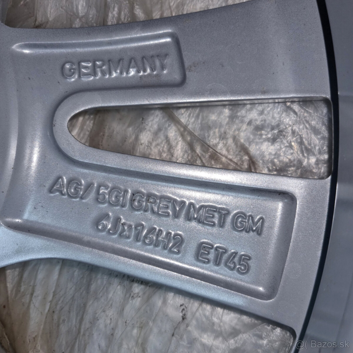 Hliníkové disky 5x100 R16 6J ET45 - 6