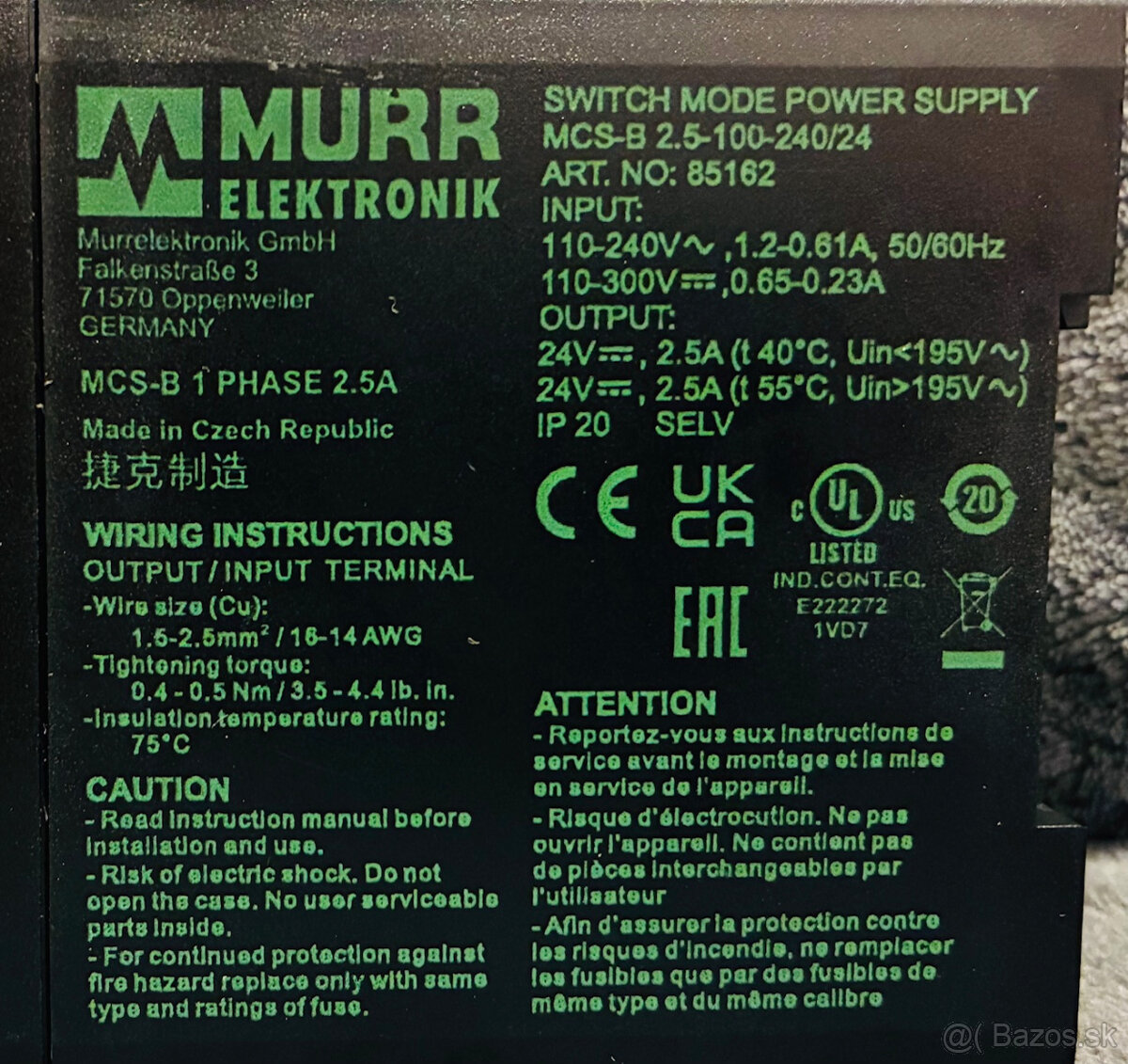 Nové zdroje MURR, OMRON, MEAN WELL - 6