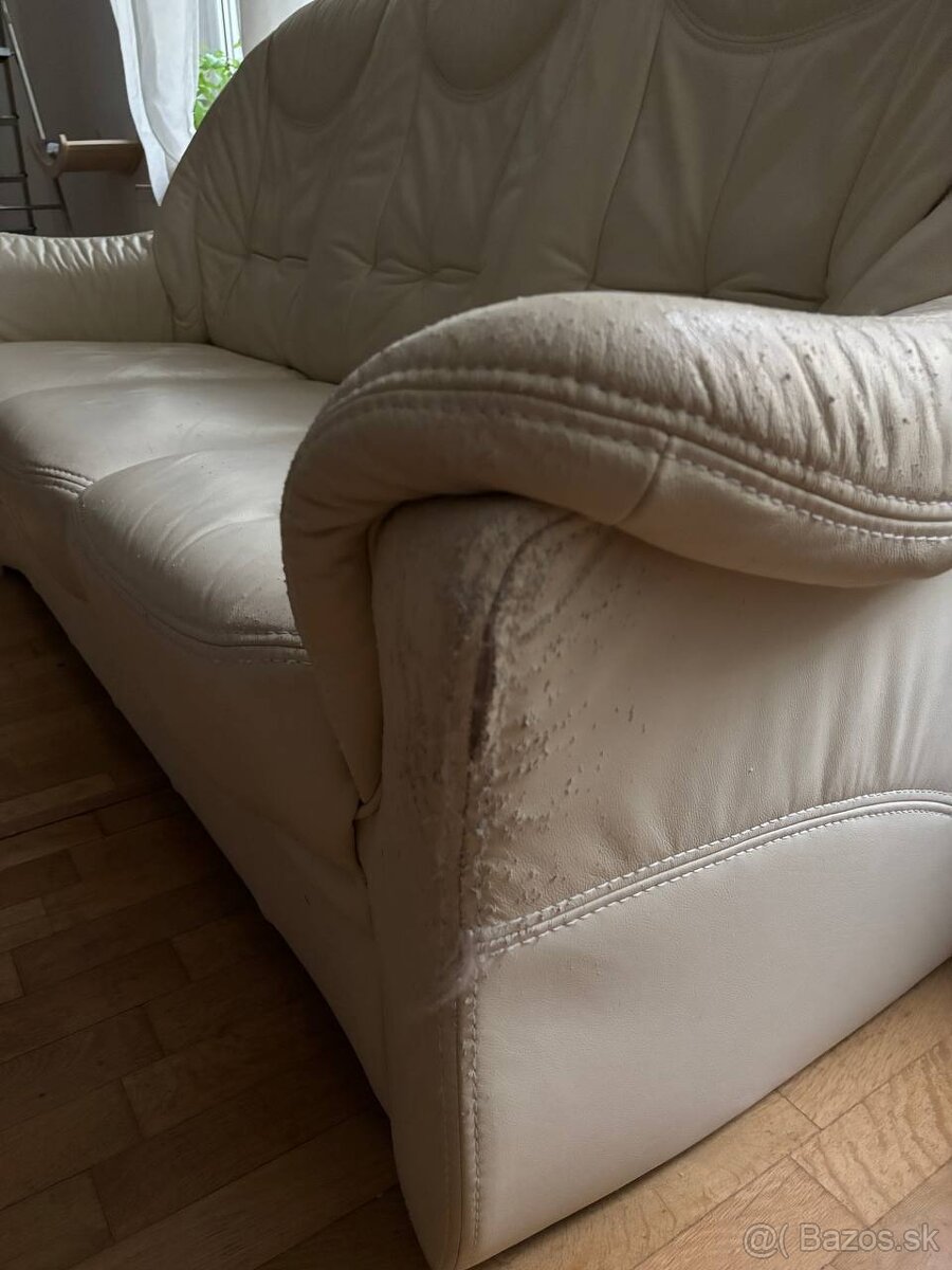 Darujem koženú sedačku za odvoz - 6