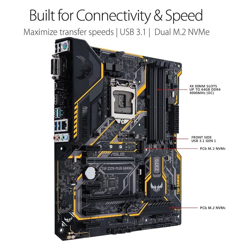 ASUS TUF Z370-PLUS GAMING+Intel® Core™ i5-8600K - 6