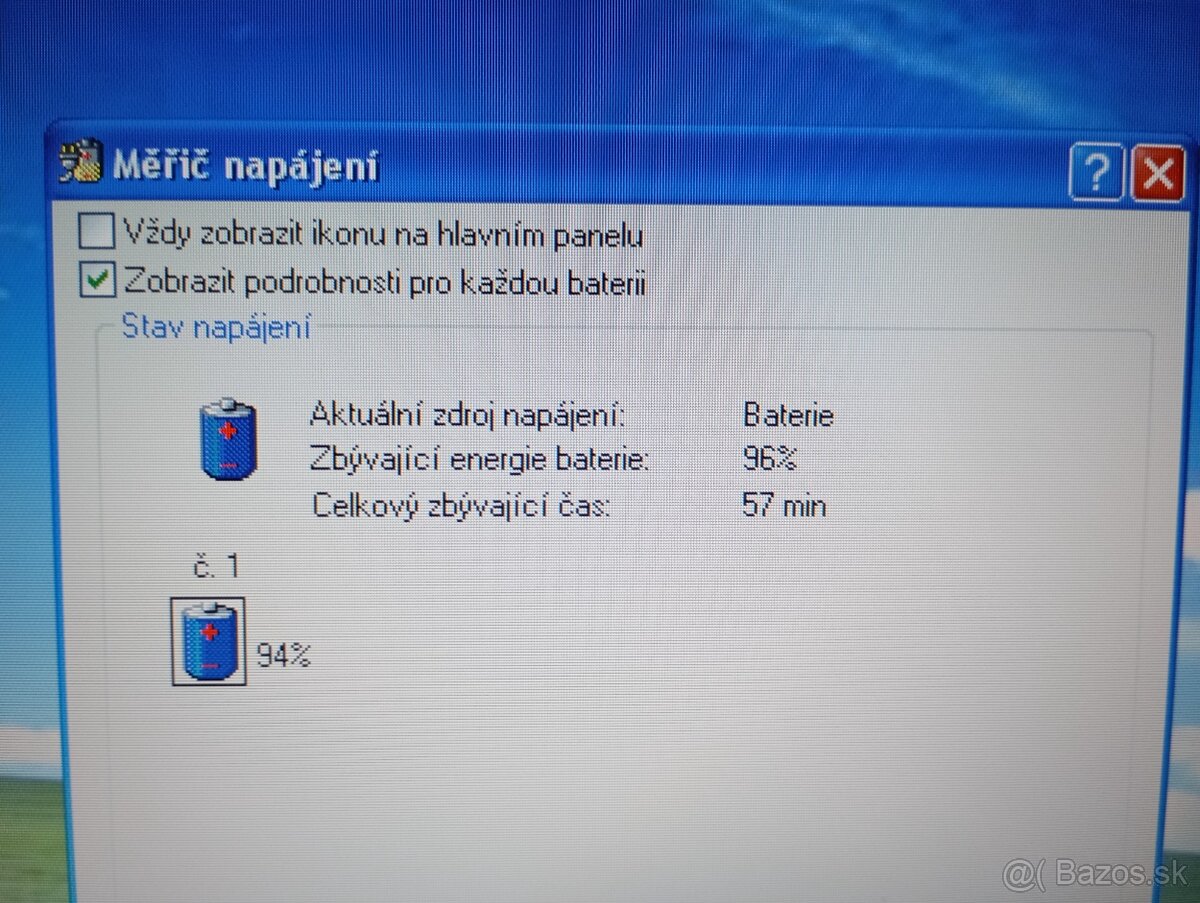 predám ACER EMACHINES E725 , WINDOWS XP 32bit - 6