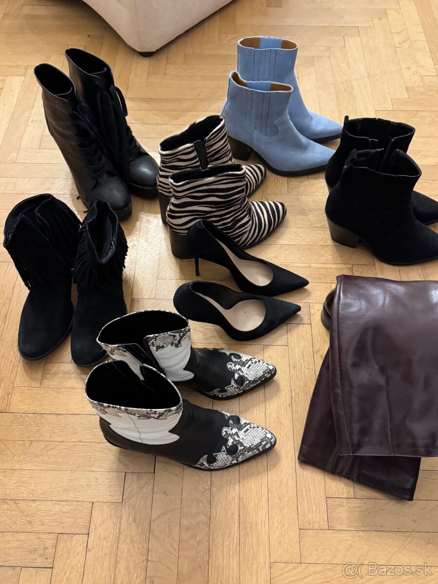 Set dámske čižmy a poltopánky - 6