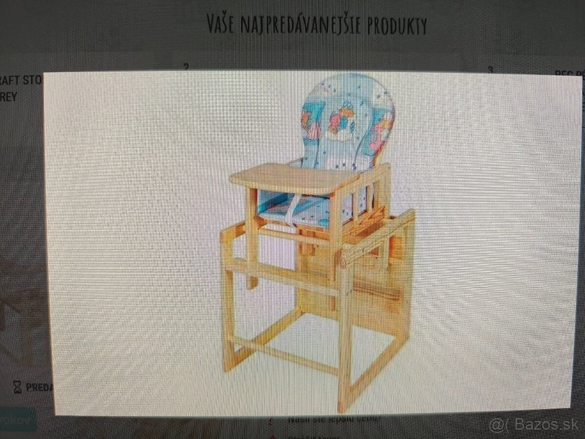 Stolček a stolička/vysoká stolička - 6