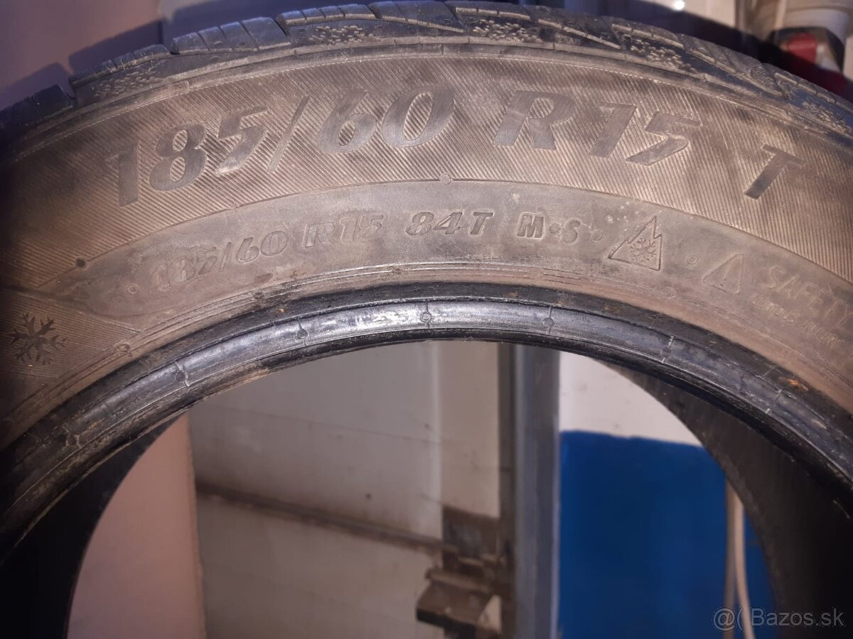 Predám 185/60R15 84T ZIMNÉ - 6