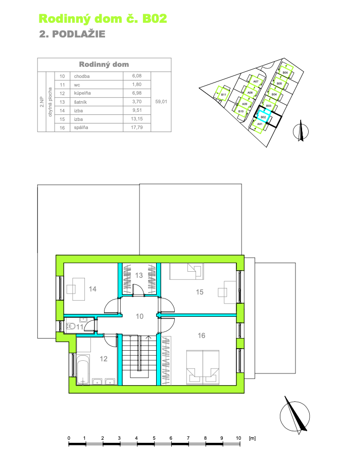 REZERVOVANÉ (B2) Priestranný dom s pokojom a komfortom, le - 6