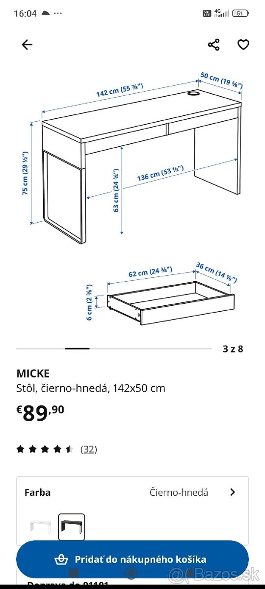 Stôl IKEA - 6