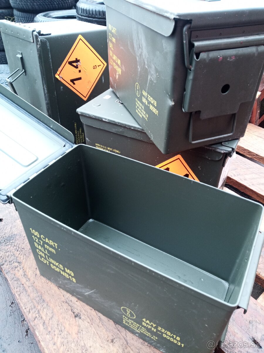 Vojenská bedna muničná bednička - 6