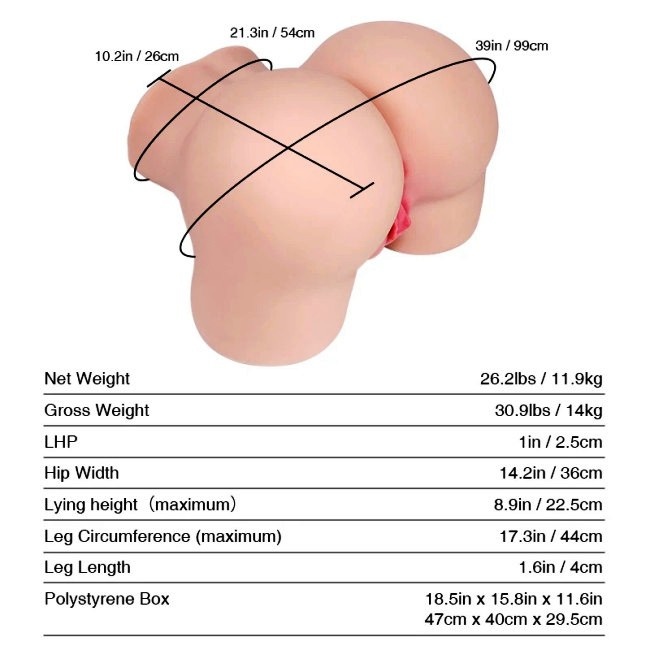 Silikónová panna Tantaly Caroline - 6