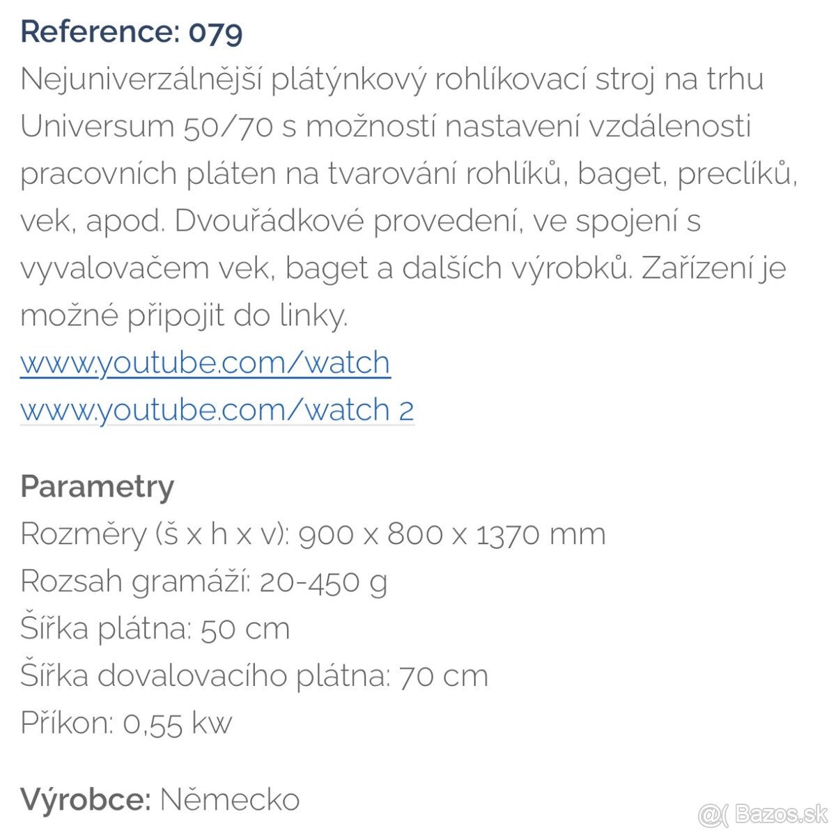 ROHLÍKOVAČ UNIVERZUM 50/70 - 6