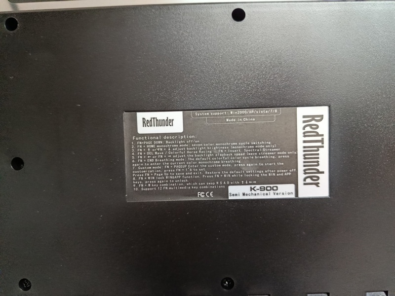 herna klavesnica RedThunder K900 50€ - 6