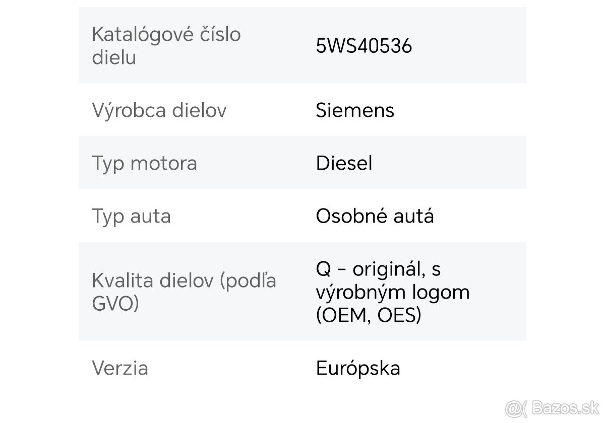 Vstreky, vstrekovacie trysky motor Renault 1.5 dci - 6
