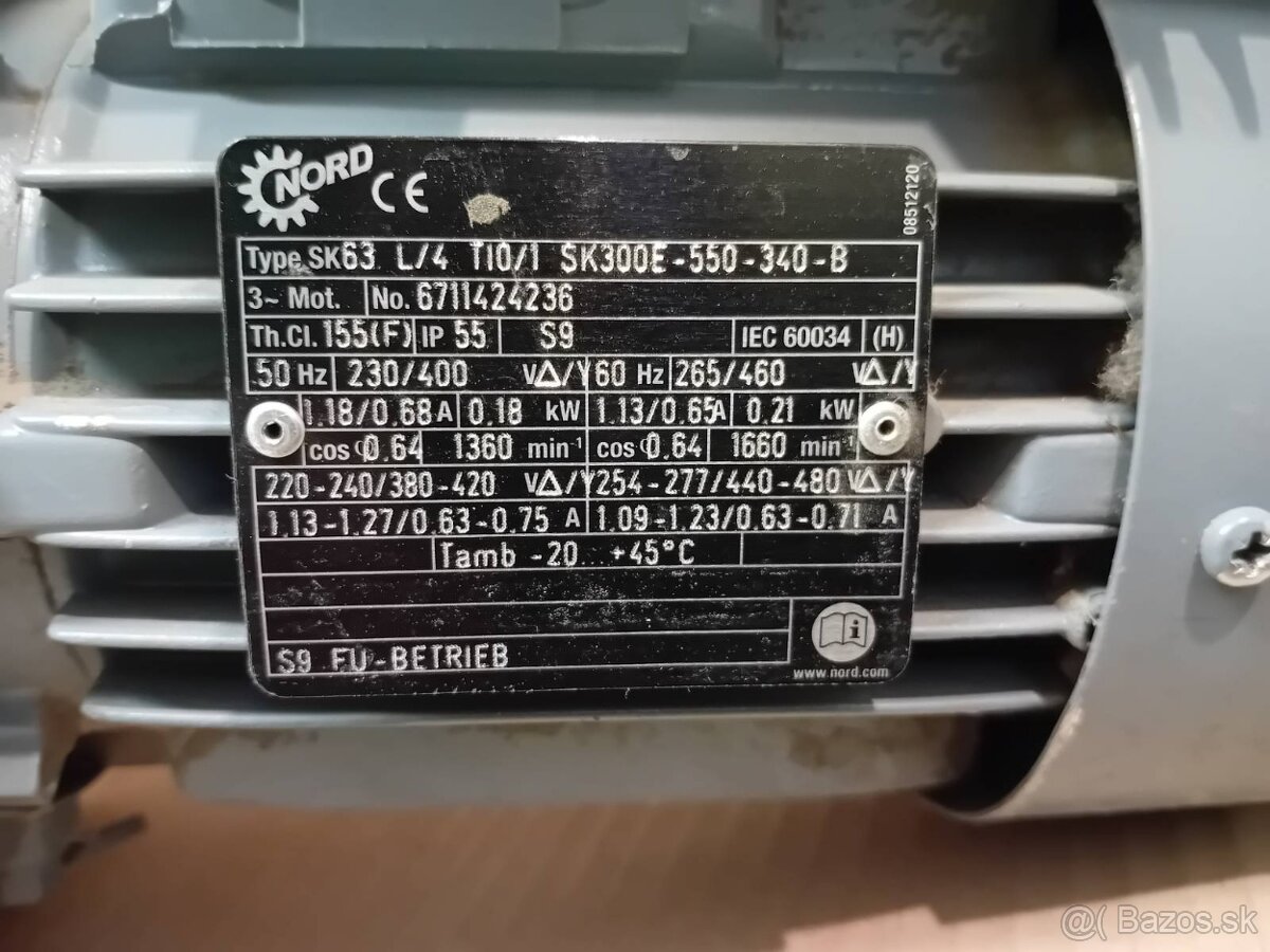 Nord prevodovka / motor / frekvenčný menič - 6