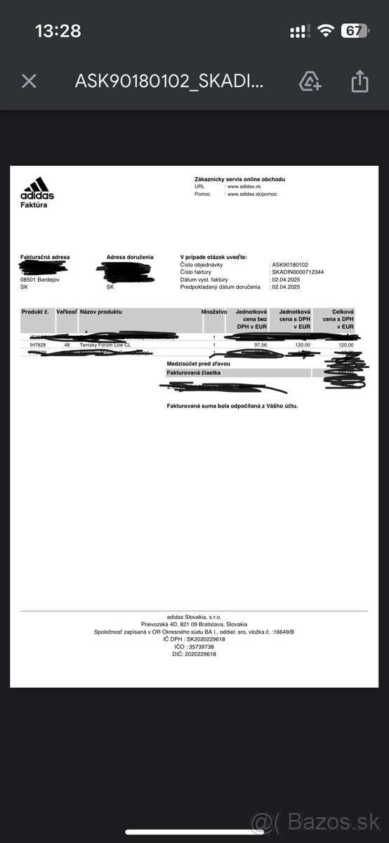 Adidas Forum Low CL Biele 48 EU - 6