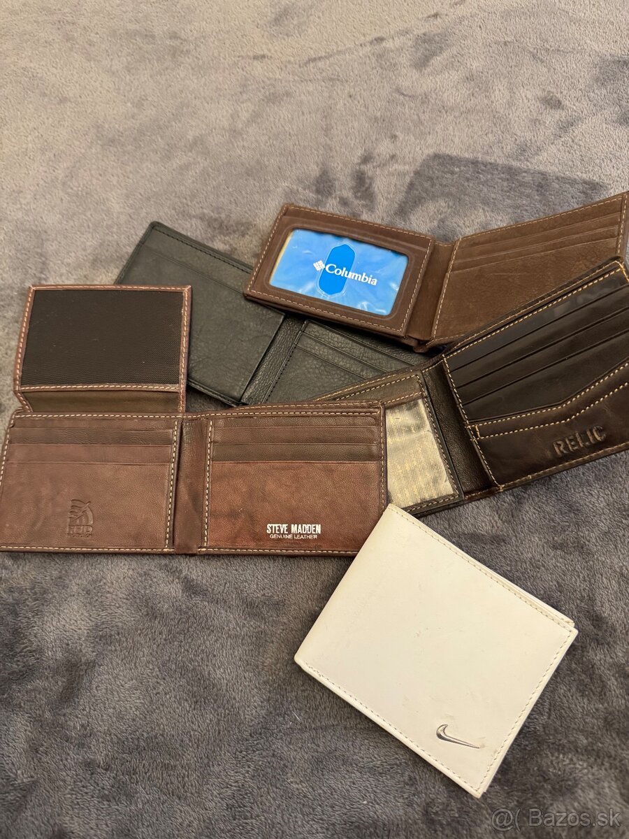 Rozne znacky penazeniek -7€ - 6