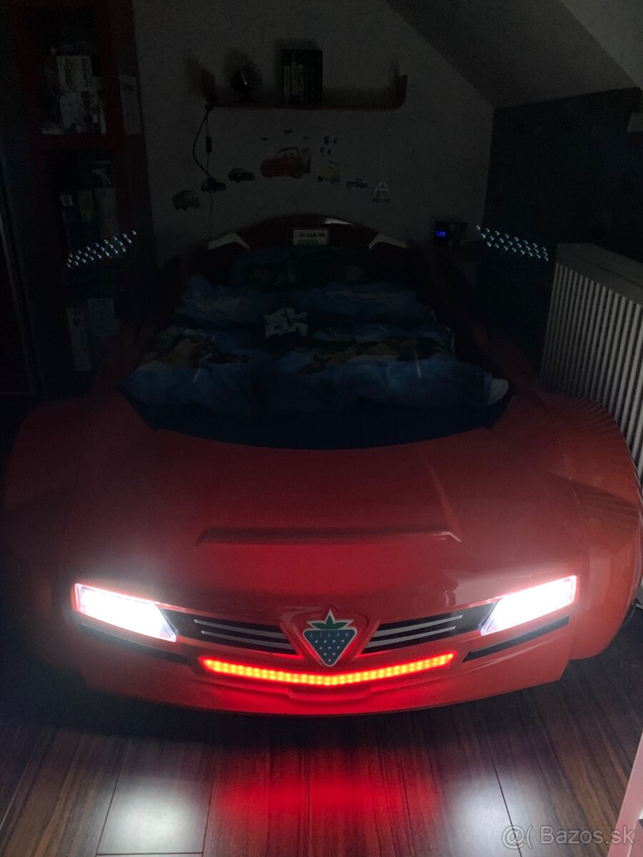 Detská postel auto s matracom - 6