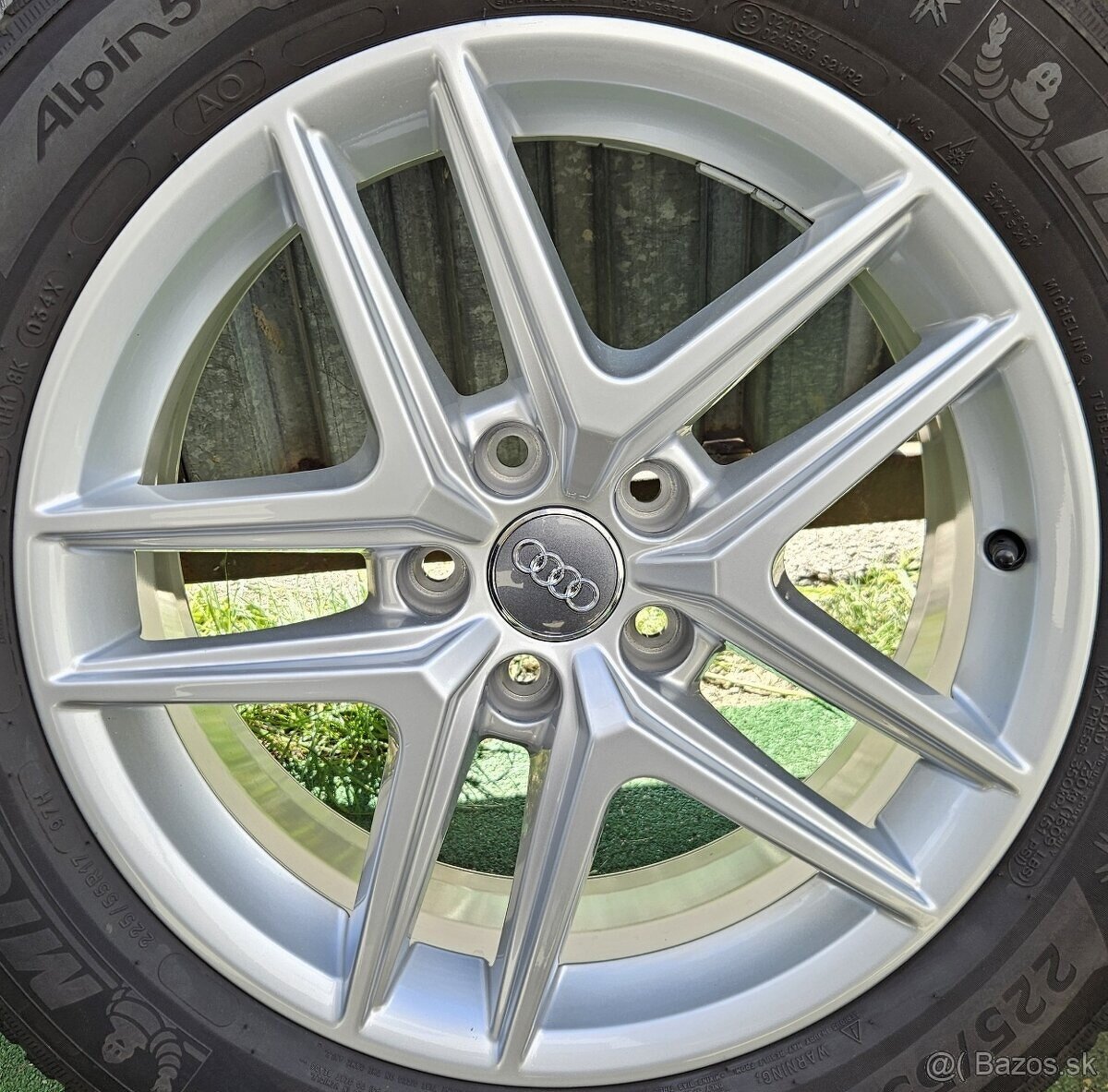 Atraktívne, originálne hliníkové disky AUDI - 5x112 r17 - 6