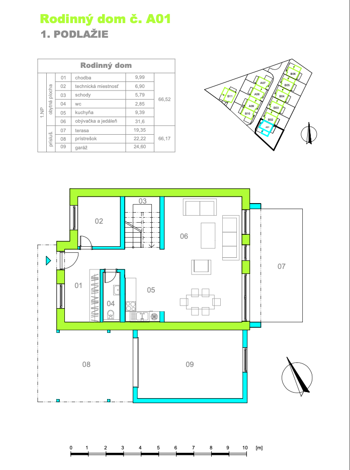 (A1) Moderné bývanie v Bitarovej - 4 izbový dom s garáž - 6