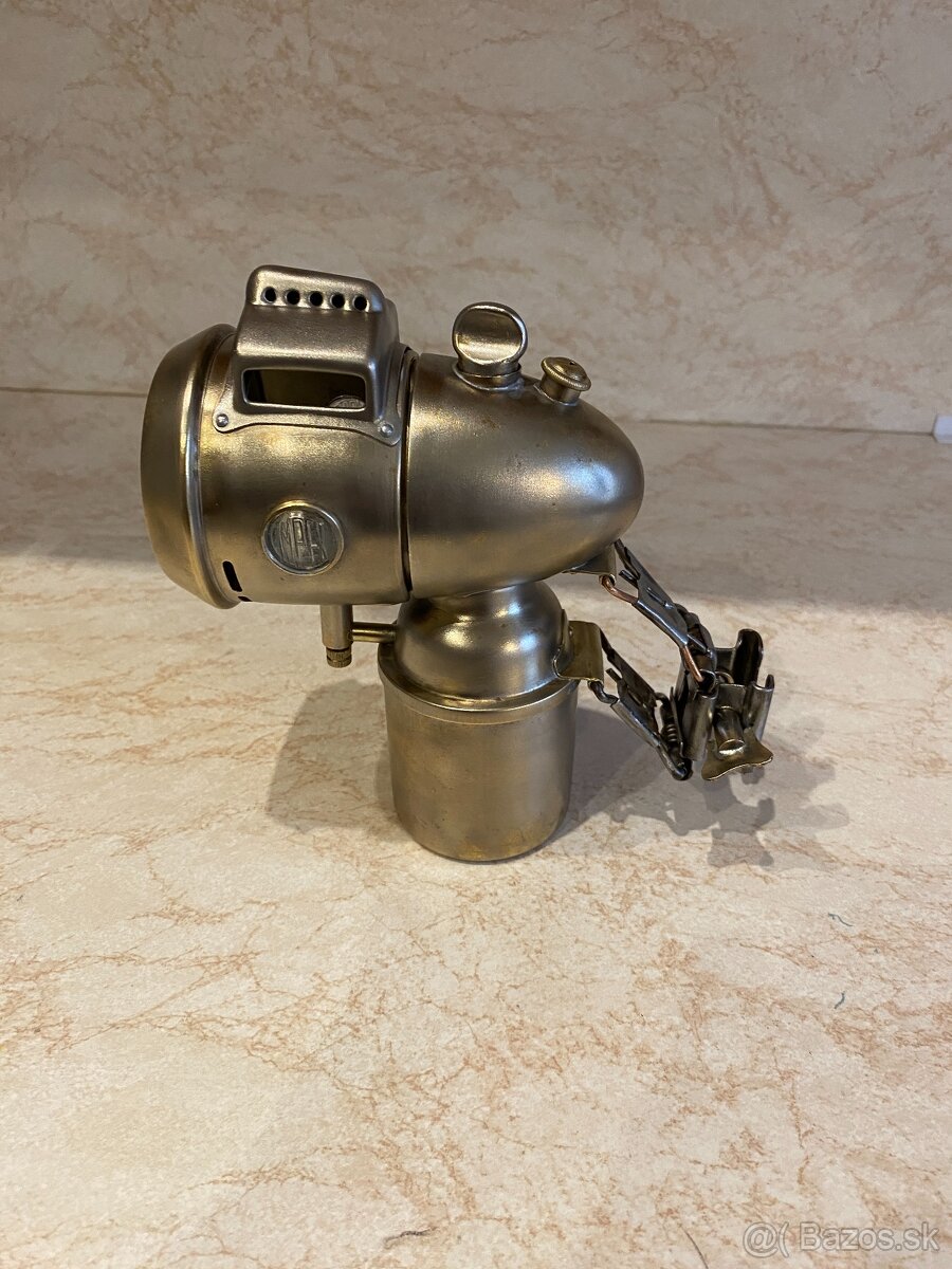 Karbidová lampa 3 na historický bicykel. - 6