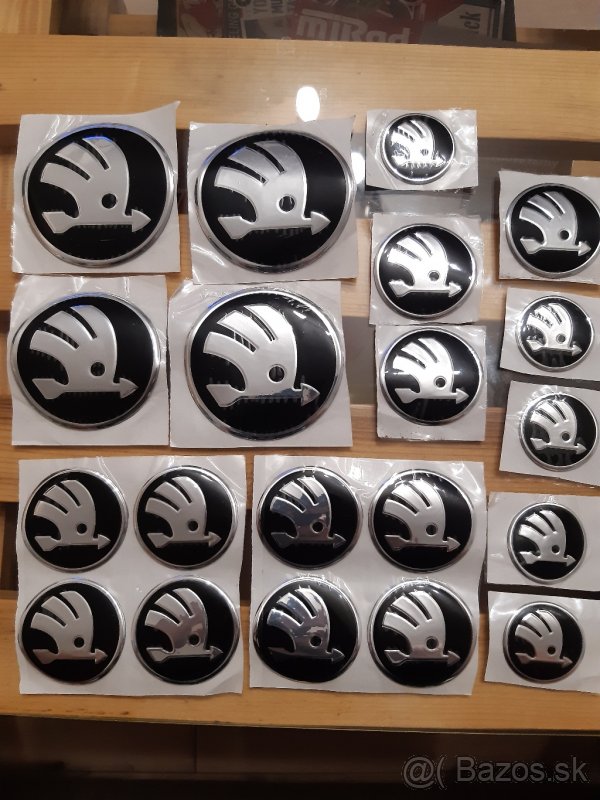 7ks set zivicovych nalepiek na cele auto - 6