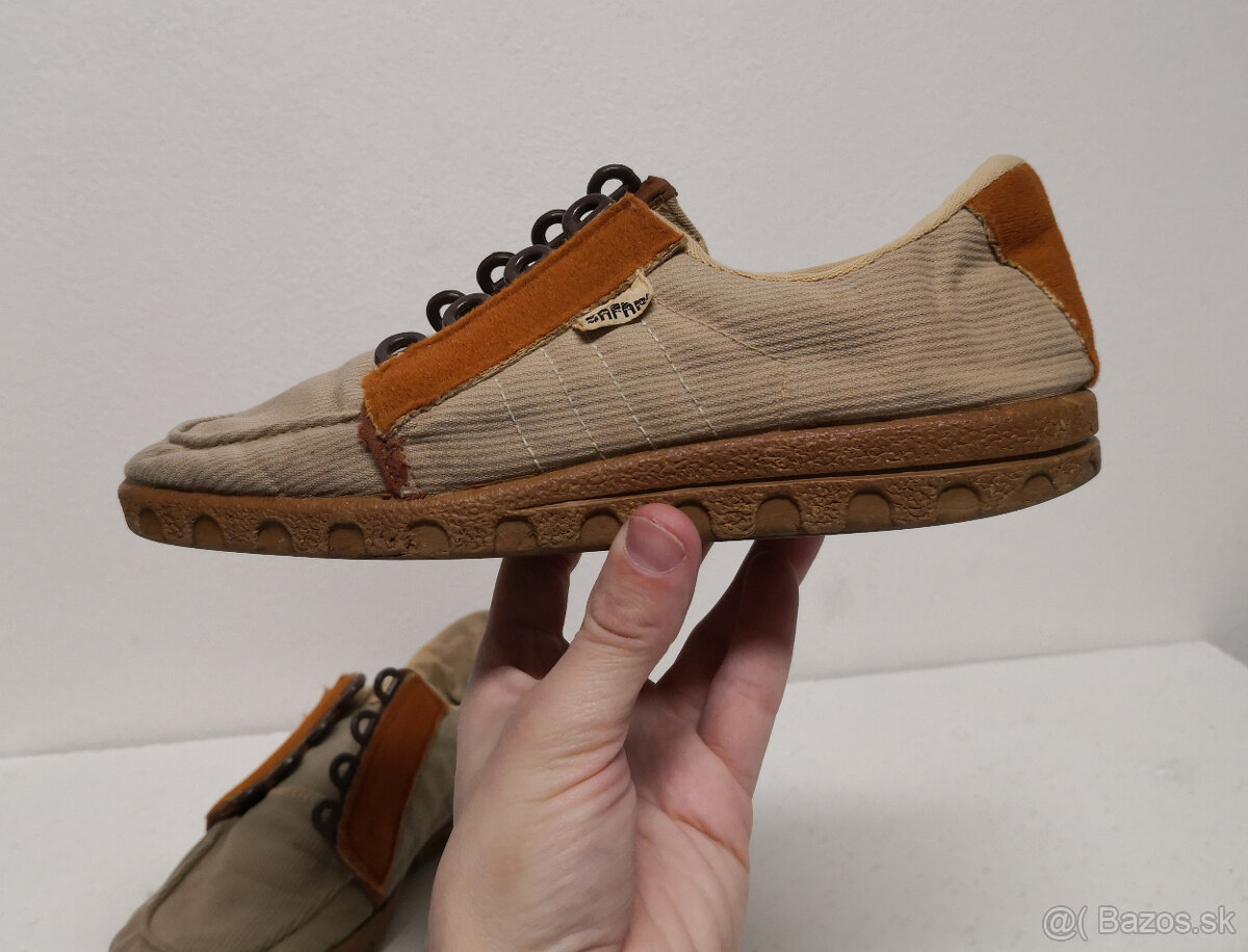 Starožitné Československe topánky Safari - 6