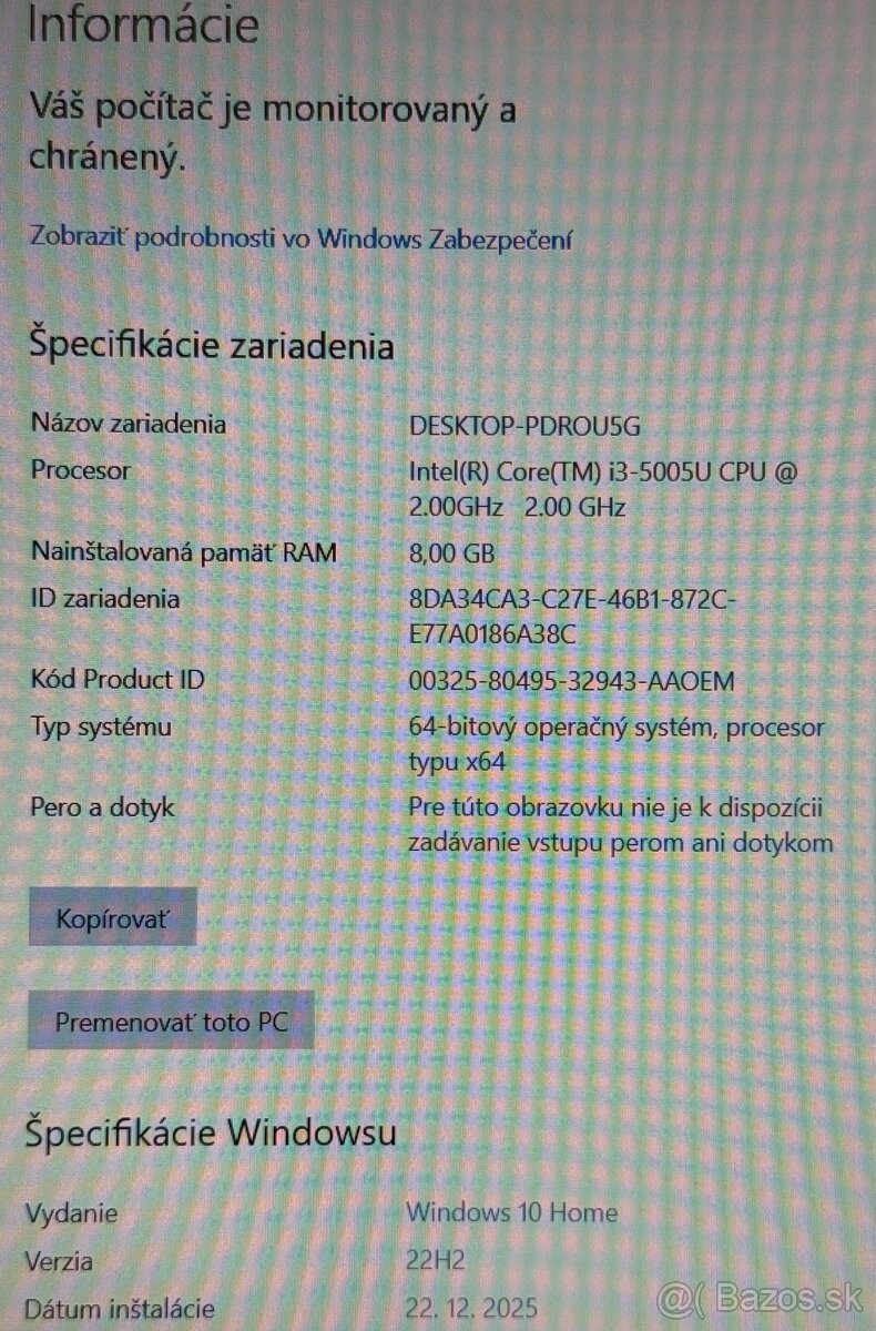 Notebook Lenovo B50-80 - 6