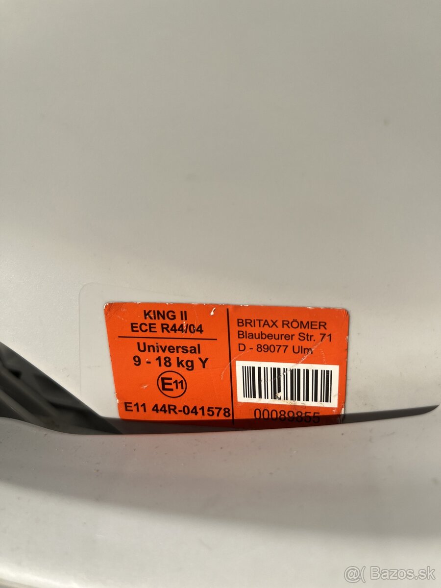 Autosedacka Britax Römer KING II LS - 6