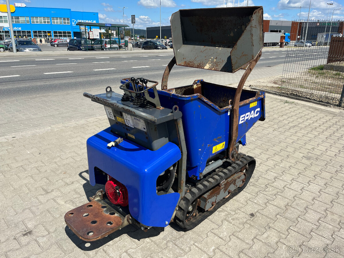 Samonakladací sklápač mini dumper Epac LD800 pásový fúrik - 6