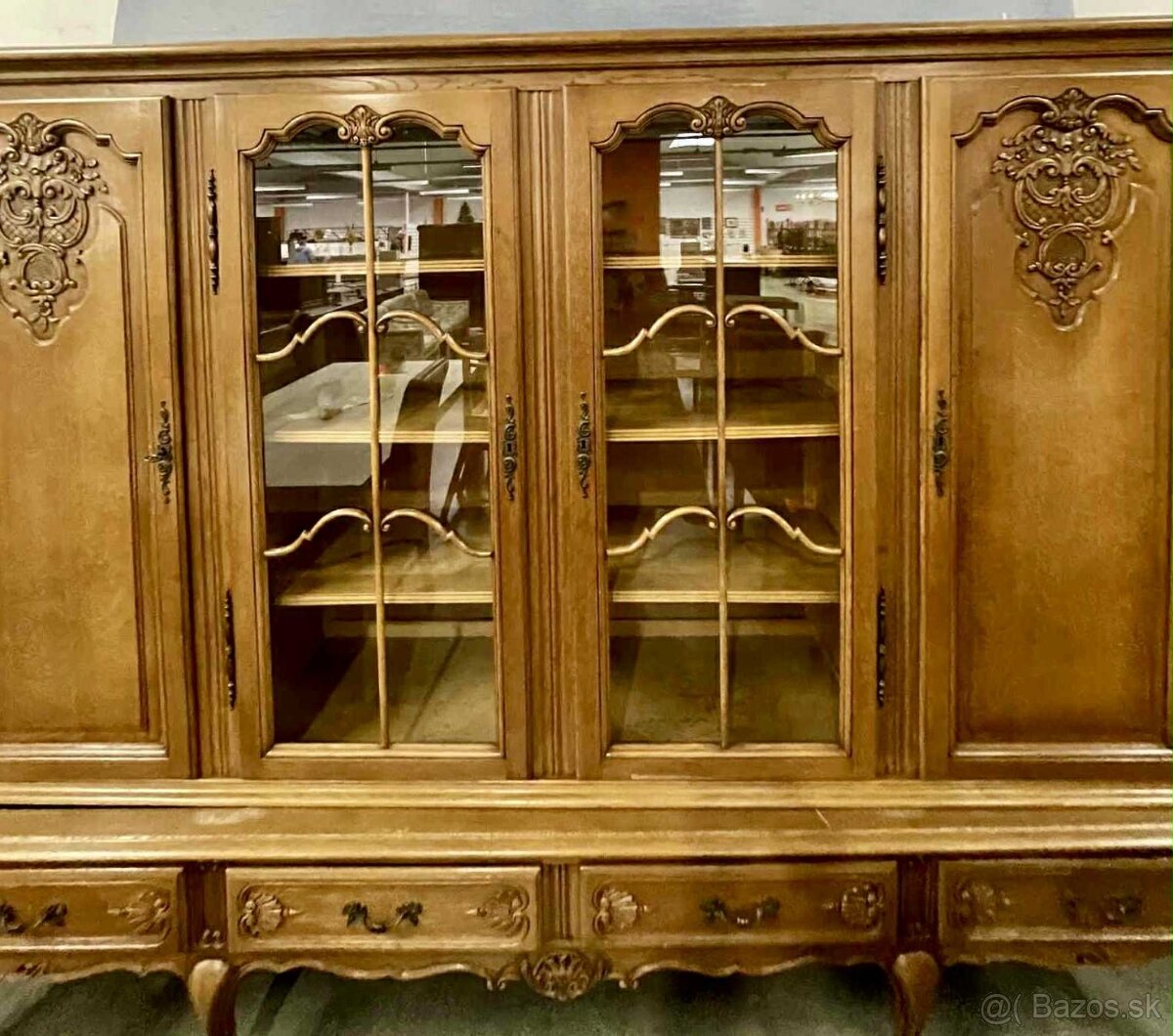 Rezerve Vintage komoda, masív ,v 185 cm, s 247 cm, h 50 cm, - 6