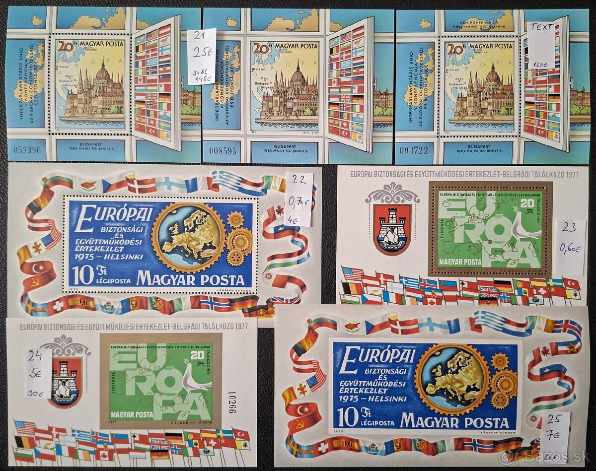 Postove znamky Madarsko (56poloziek) - 6