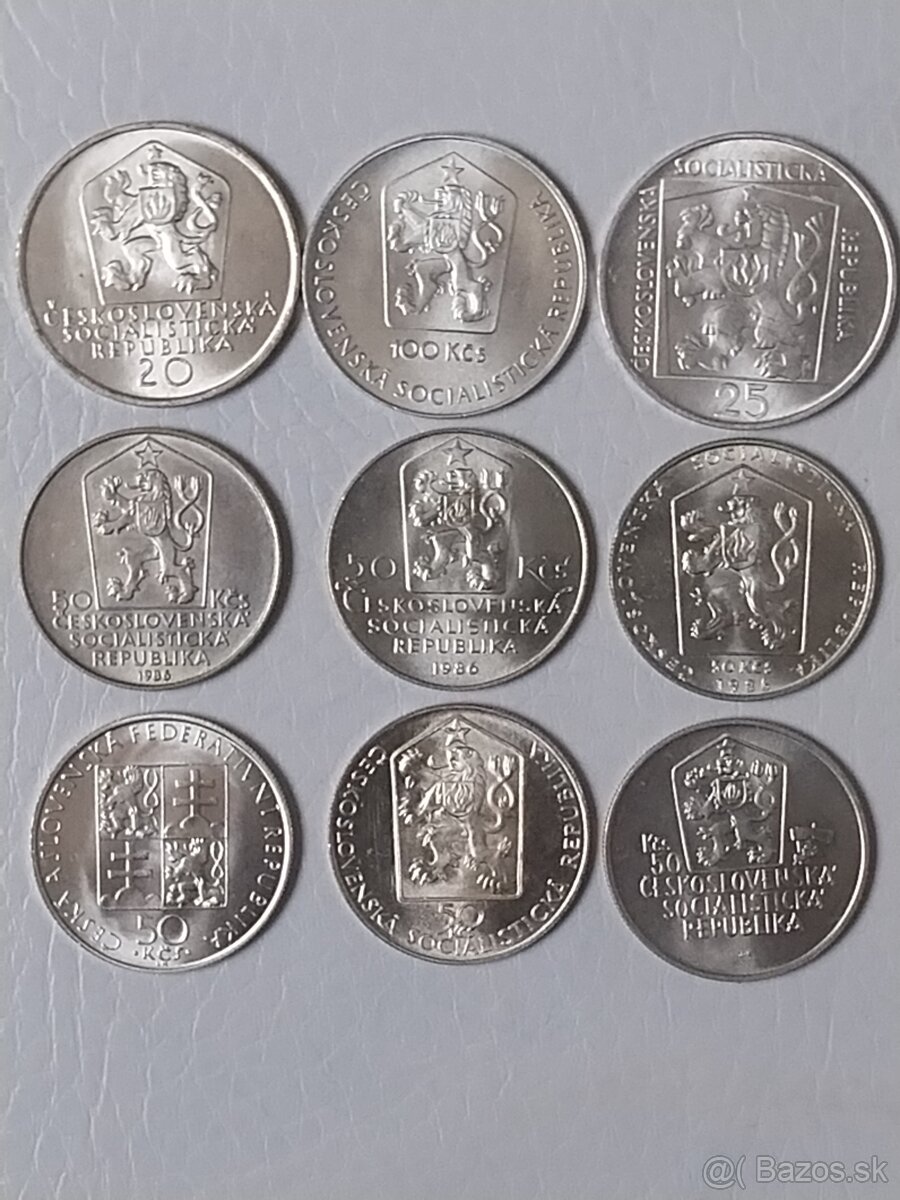 Československe strieborne mince - 6