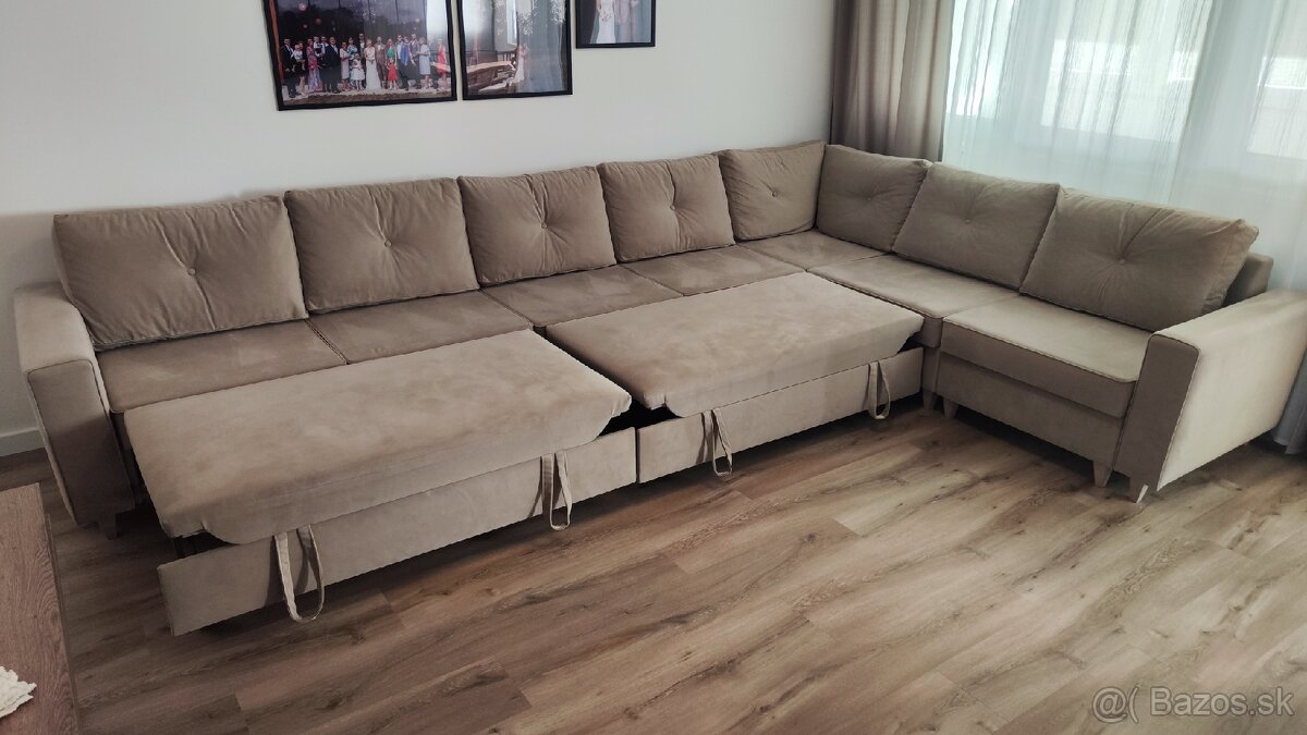 Veľká sdacia súprava tvar L - 6