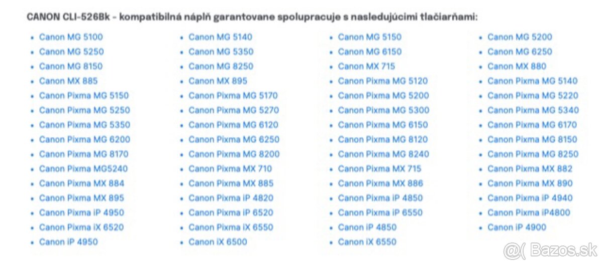 Naplne do Canon tlaciarne - 6