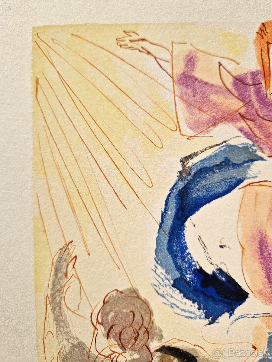 SALVADOR DALI - Nebo (Dante - Božská komédia) surealizmus - 6