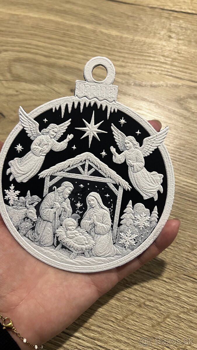 3D tlačené vianočné ozdoby - 6