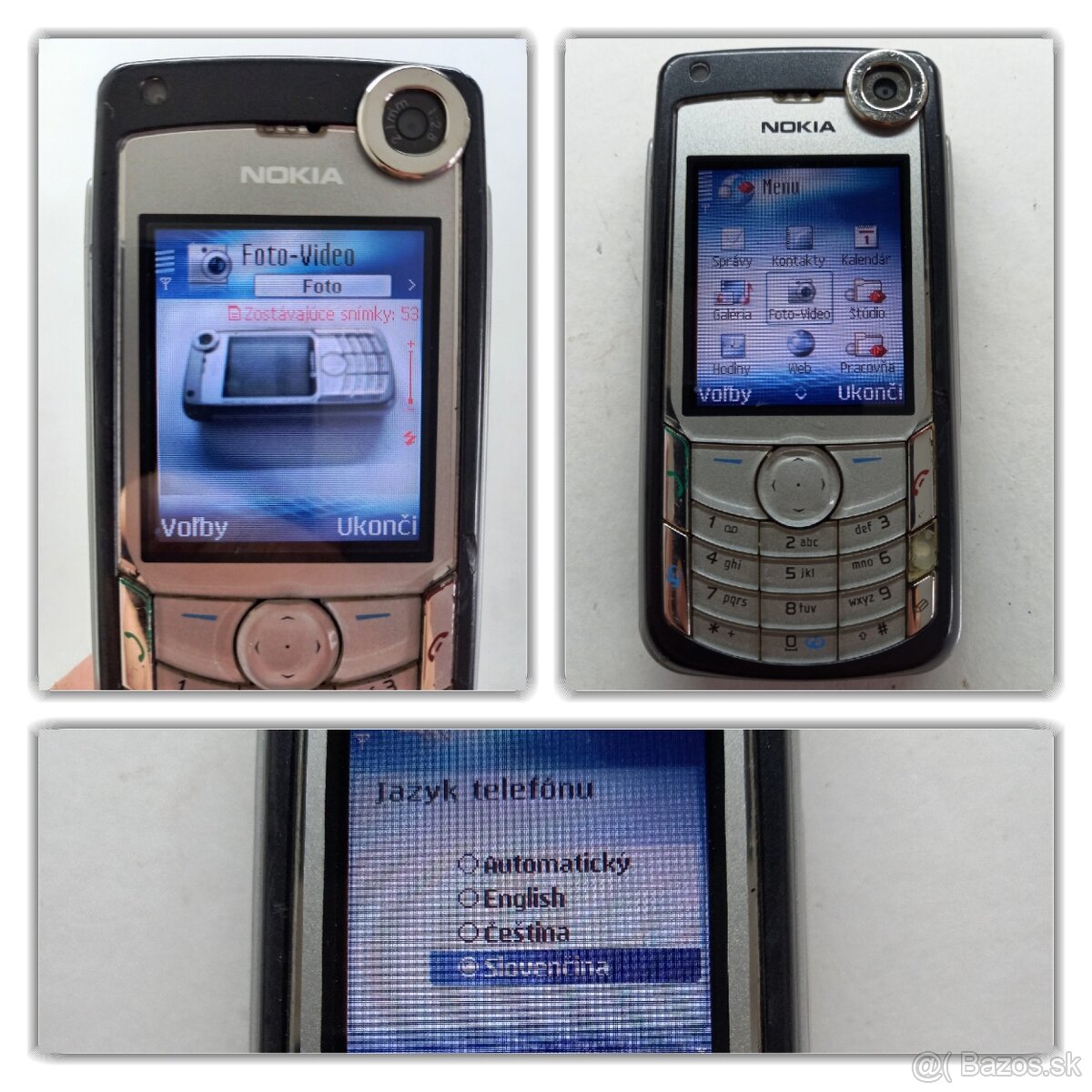 NOKIA 6681 RM-36 Tmavá Sivá - 6