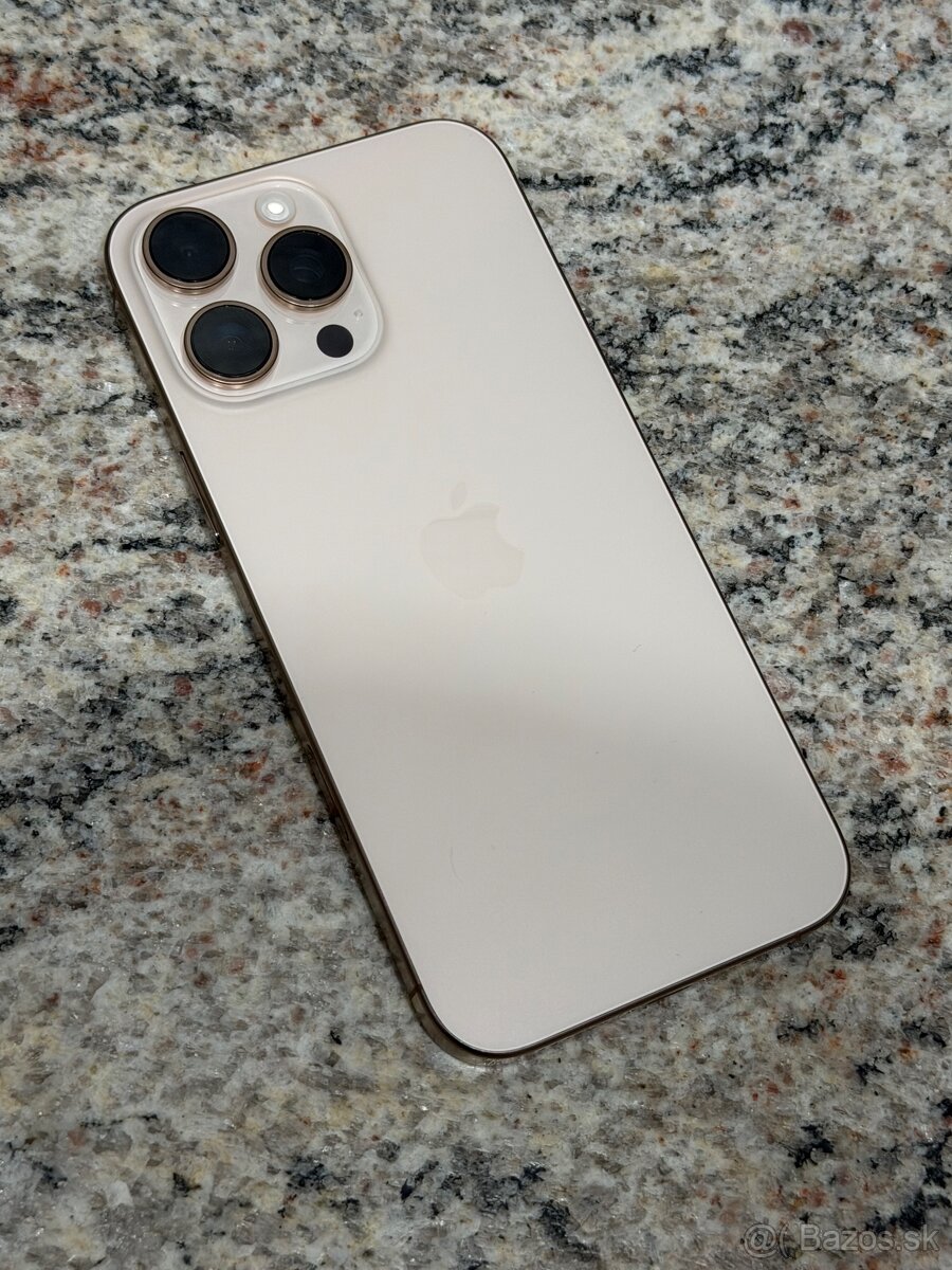 Nový iPhone 16 Pro MAX 256gb Desert Titanium 100%batéria - 6