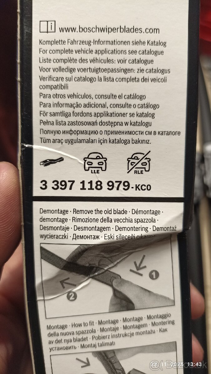 Predné stierače Bosch Aerotwin 600+475 - 6