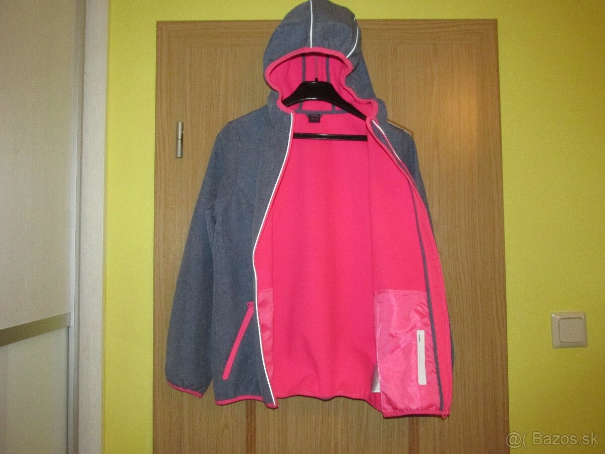 dievčenská softshellová bunda v. 146/152 - 6