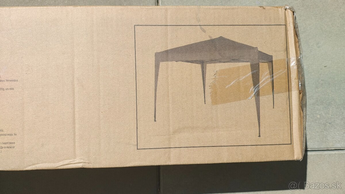 Altánok SULTAN, 3 × 3 m, antracit - 6