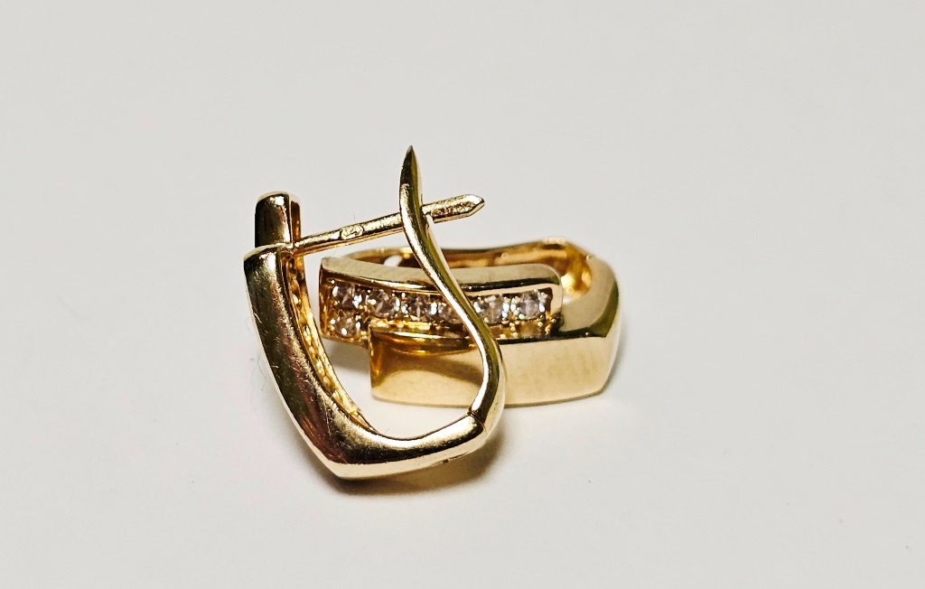 14k zlaté náušnice 4,11g - 6