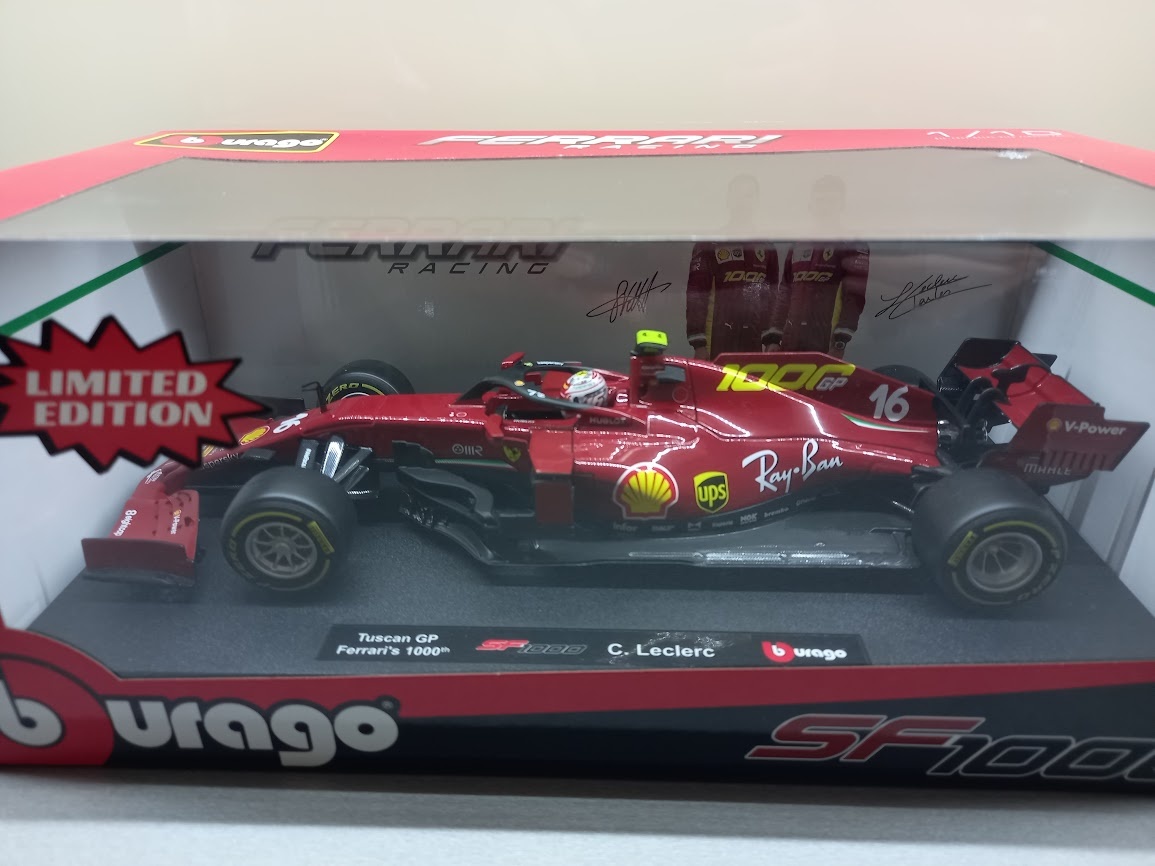 6x F1 FERRARI LECLERC A VETTEL BURAGO 1:18 - 6