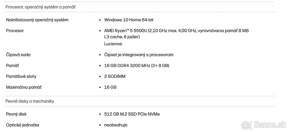 Notebook HP 15s-eq2006nc - 6