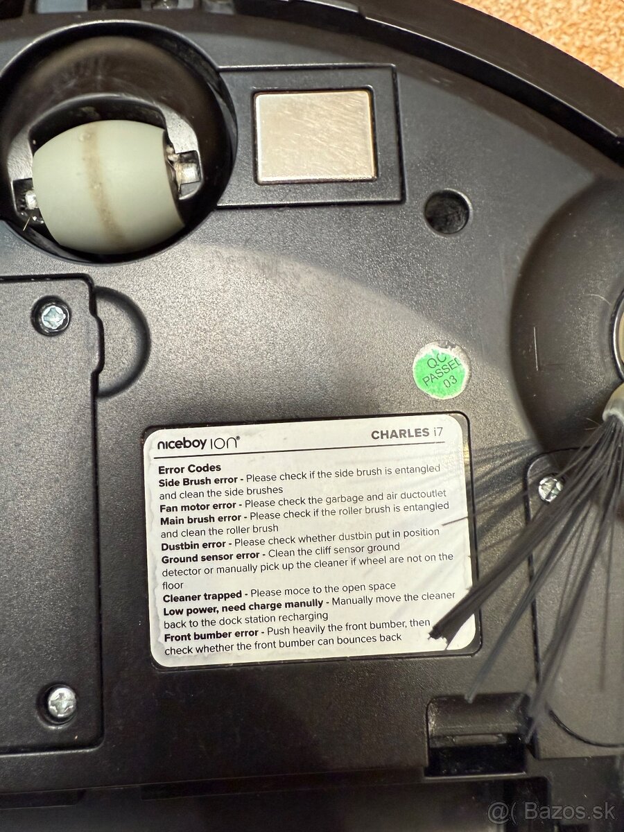 Robotický vysávač Niceboy ION Charles i7 White - ako nový - 6