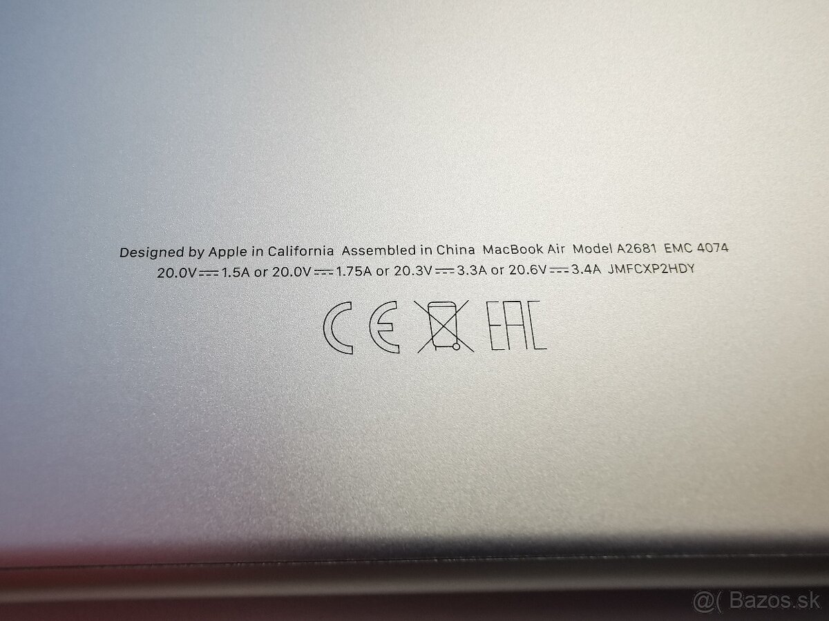 Macbook Air 13 M2 8GB / 2022 / 256GB SSD - 6